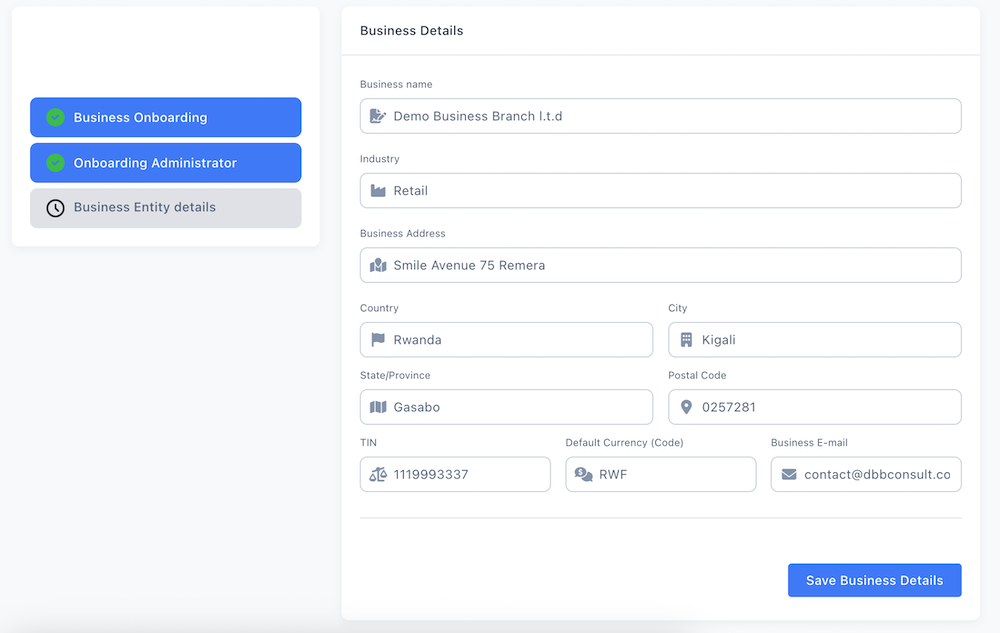Onboarding Admin